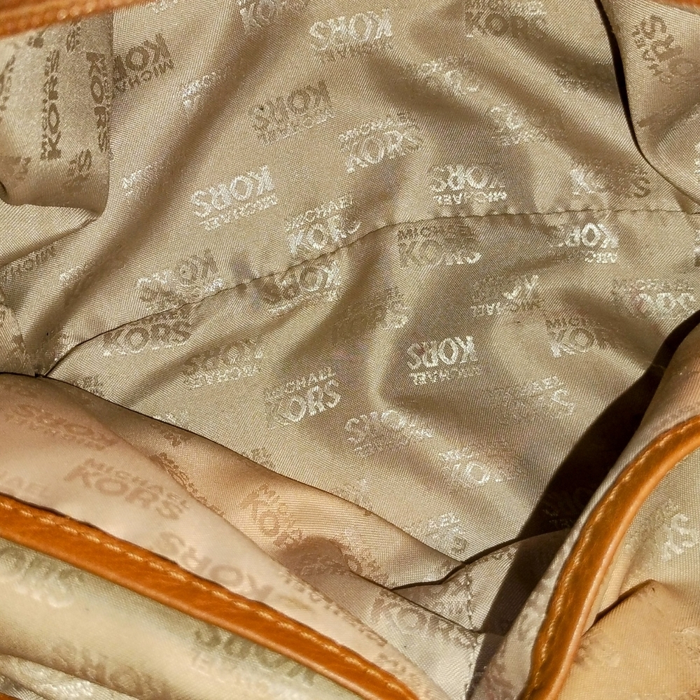 Michael Kors Medium Large Leather Hamilton Bag Brown Satchel With wallet. - Picture 12 of 17